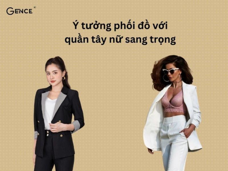 Cach phoi do ao tay hen voi quan jeans cho nu cong so hien dai